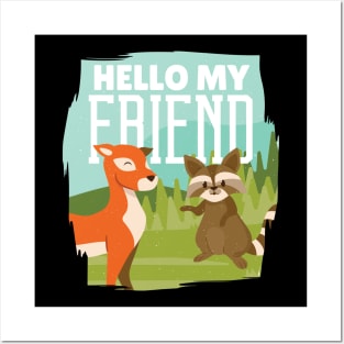 Hello My Friend - Vegan Team Posters and Art